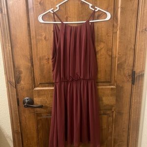 Maroon Homecoming dress